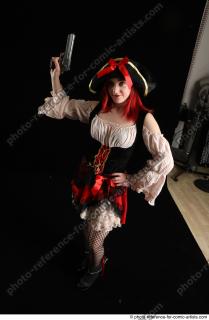 DARINA STANDING POSE WITH NEW GUN